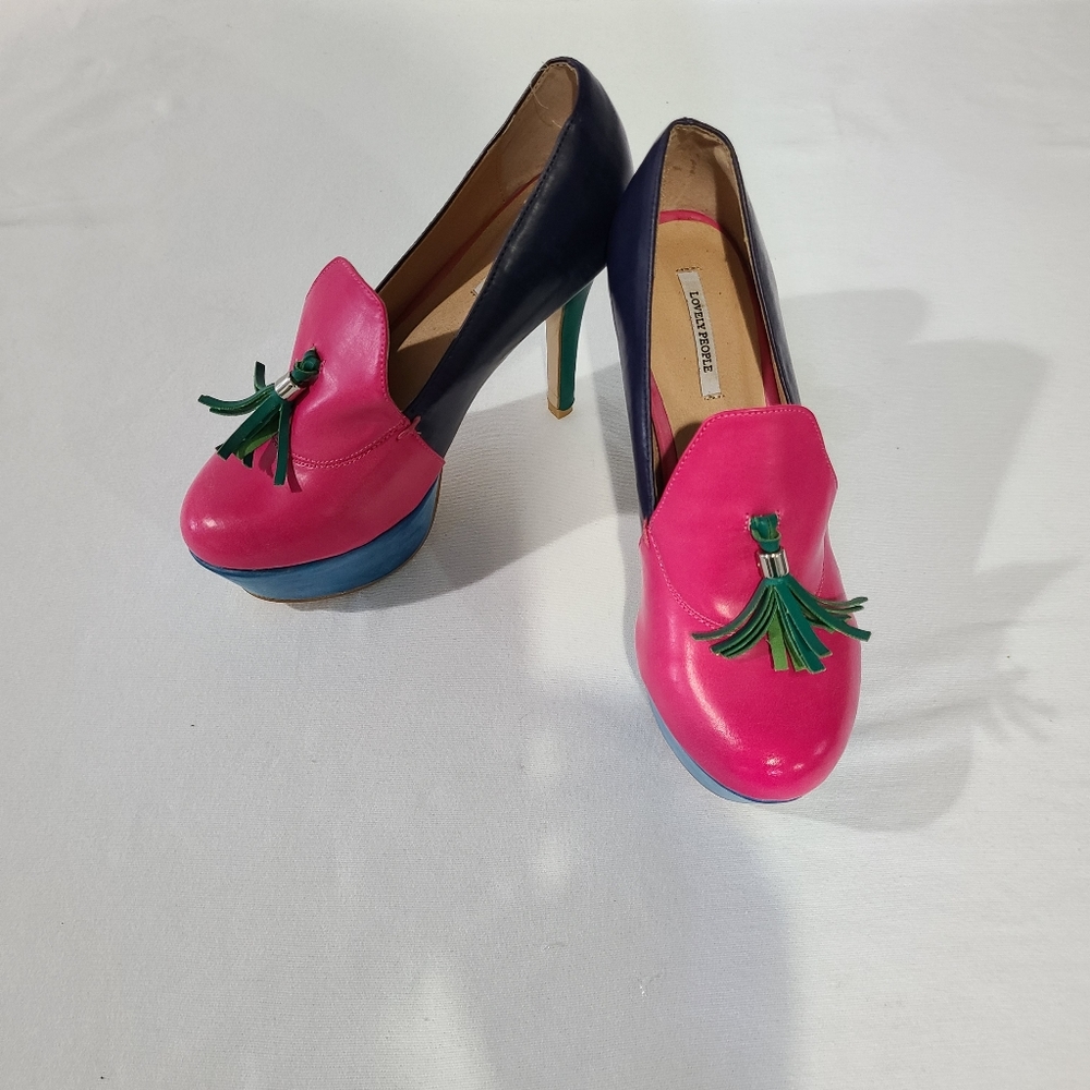 Multicolored heels - Picture 3 of 4